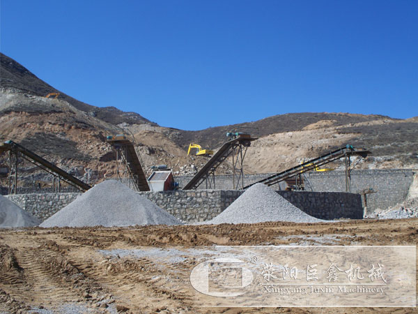 山西日产3000吨石灰石制砂生产线