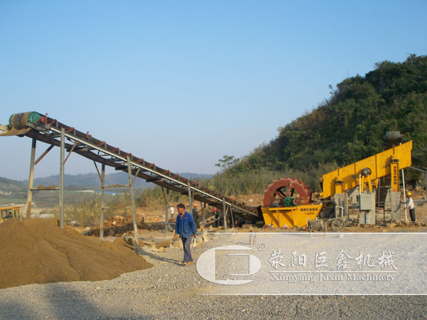广西柳州时产50吨河卵石制砂生产线